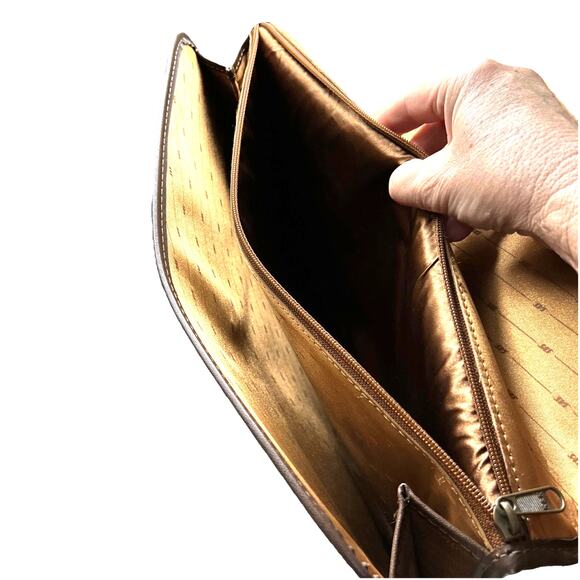 Pierre Balmain Paris Leather Portfolio Bag And Binder RARE Vintage Day Planner??